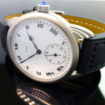 Special Titanium Enamel Dial with Rose gold and Rhodium finished  Elgin movement - Image 3