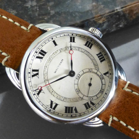 Wrocket with Waltham Sterling Silver Embossed Dial - Image 5