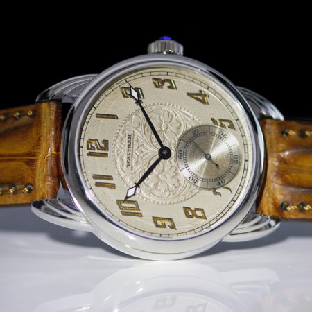 Steel Wrocket with Antique Waltham Embossed dial - Image 5