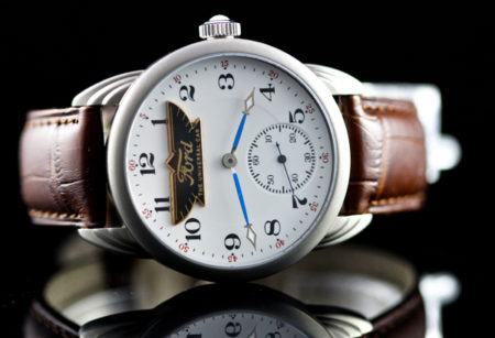 Wrocket Watch in Titanium  with vintage Ford emblem - Image 3