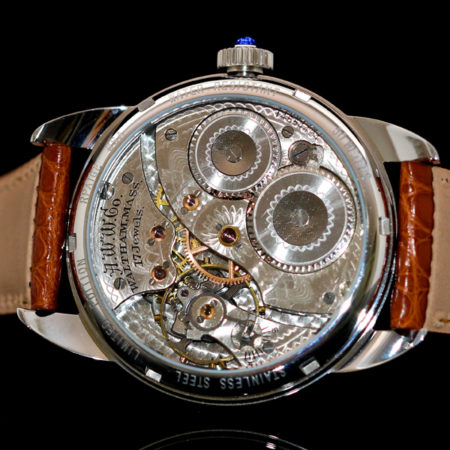 Steel Wrocket watch with engraved Illinois dial - Image 2