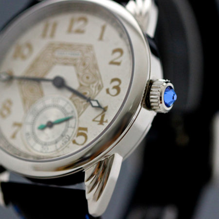 Steel Wrocket watch with original Waltham Hexagon design Dial - Image 5
