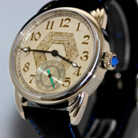 Steel Wrocket watch with original Waltham Hexagon design Dial - Image 6