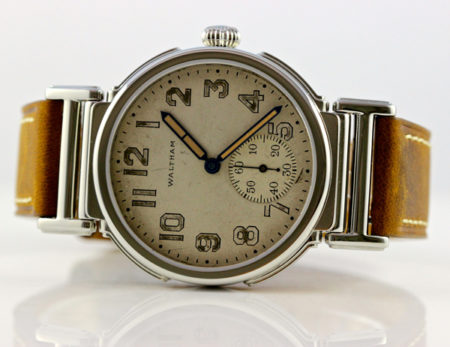 Steel "DuoFace" - reversible watch- Waltham from 1903 - Image 2