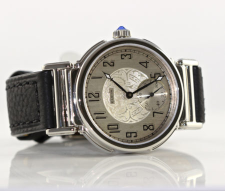 Steel "DuoFace" - reversible watch- Antique Elgin from 1911 - Image 4