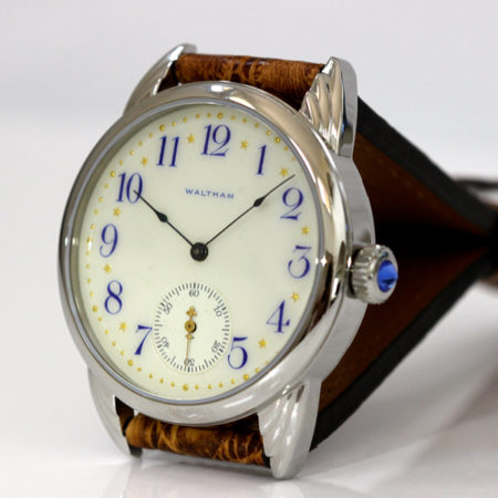 Antique Rare Enamel Waltham Dial - Image 3