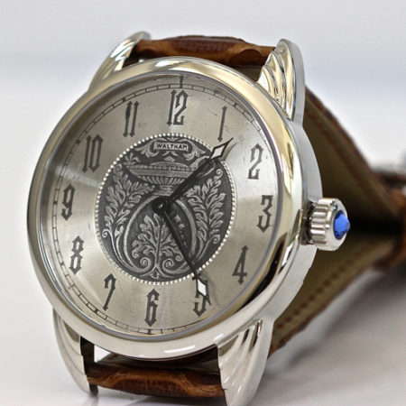Antique Embossed Waltham Dial - Image 5