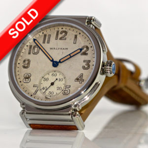 Steel "DuoFace" - reversible watch- Waltham from 1903