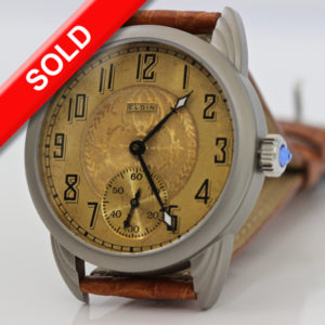 Titanium Wrocket Watch with Antique Elgin Dial