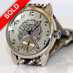 Antique Embossed Elgin Dial