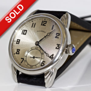 Illinois Art Deco Guilloched Dial