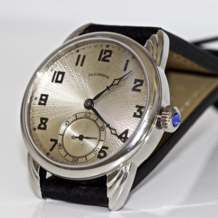 Illinois Art Deco Guilloched Dial - Image 3