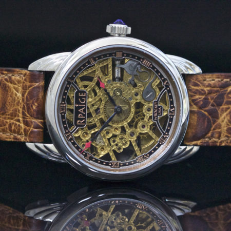 New!  Engraved and Skeleton Antique Elgin Movement - Image 3
