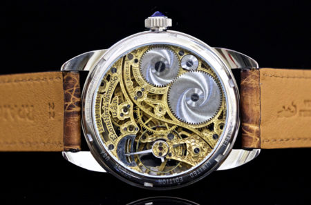 New!  Engraved and Skeleton Antique Elgin Movement - Image 4