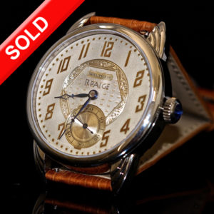 Fantastic Antique dial with engraved gold