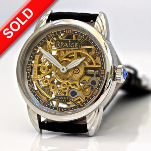 Engraved and Skeletonized Antique Elgin Movement