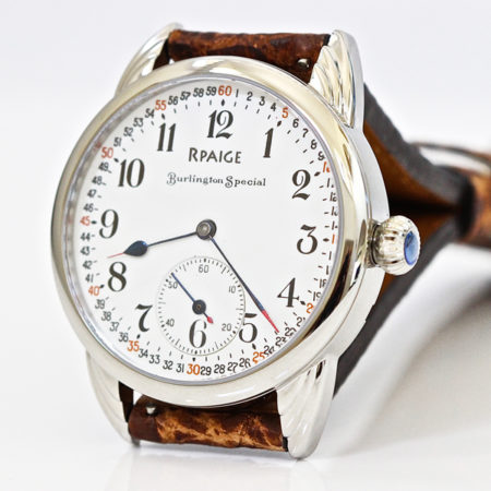 Antique enamel "Montgomery" dial - Image 5