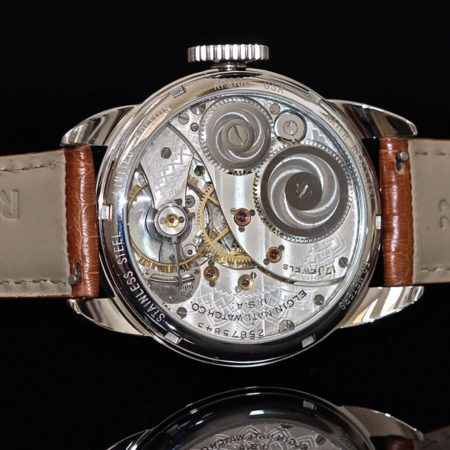 Steel Wrocket watch with fancy dial - Image 3
