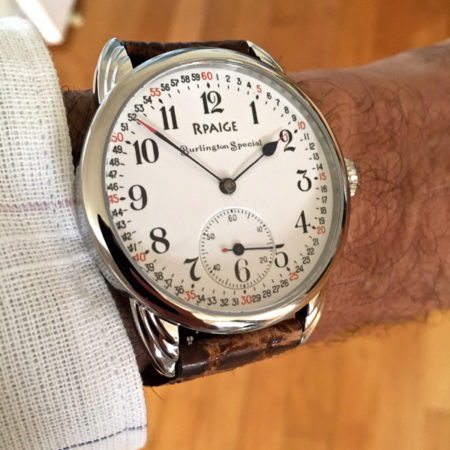 Antique enamel "Montgomery" dial - Image 3