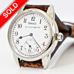 Antique enamel "Montgomery" dial