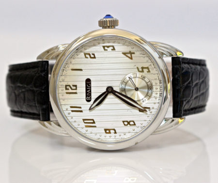 Art Deco sterling and gold dial - Image 4