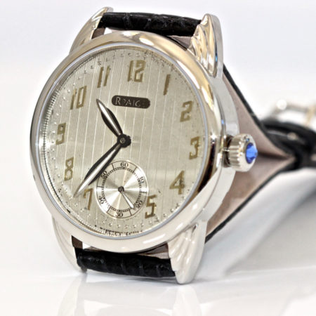 Art Deco sterling and gold dial - Image 2