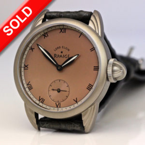 New old Stock dial from the 1930's -titanium case