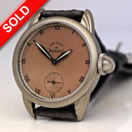 New old Stock dial from the 1930's -titanium case