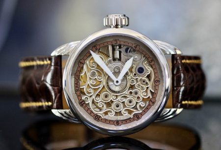 Steel Skeleton Watch - Image 3