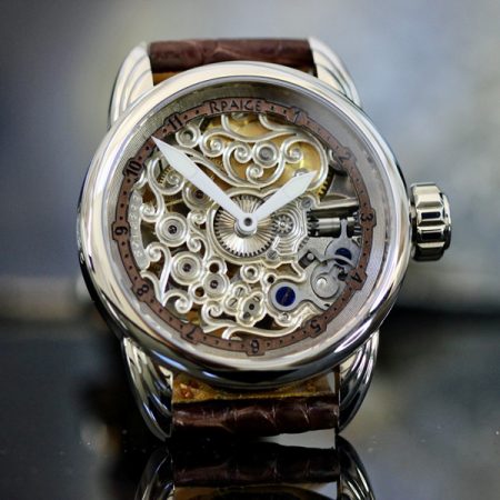 Steel Skeleton Watch - Image 2