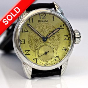 Art Deco Engraved Dial