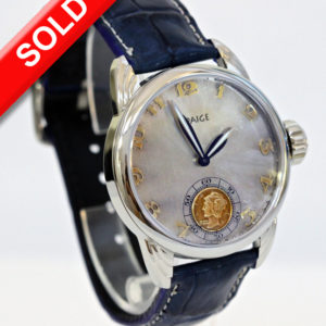 Sterling Silver and Gold Antique Dial