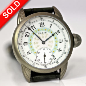 Titanium with Fancy antique Enameled Dial