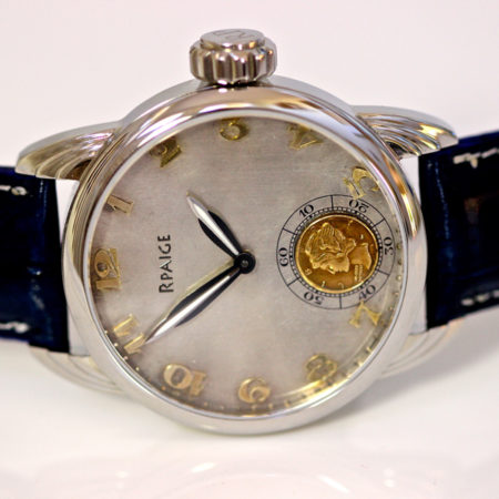 Sterling Silver and Gold Antique Dial - Image 2