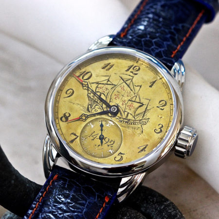 Engraved Dial of Christopher Columbus Voyage - Image 2