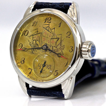 Engraved Dial of Christopher Columbus Voyage - Image 3