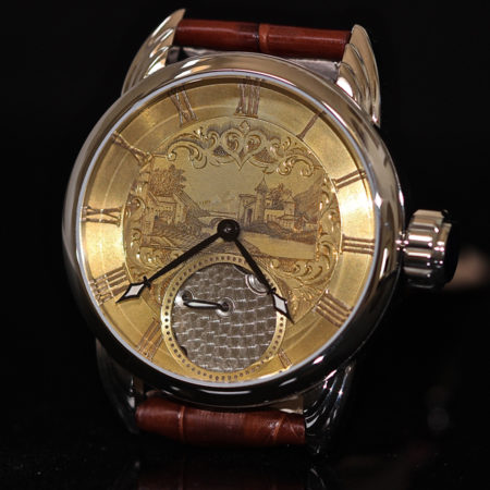 Antique hand engraved dial - Image 6