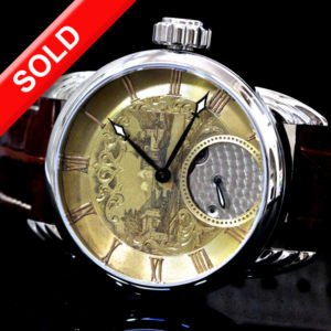 Antique hand engraved dial