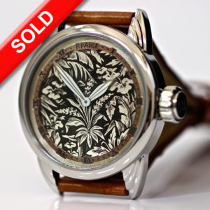 Niello dial with 19 jewel antique movement
