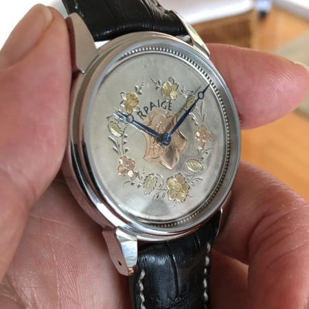 Woman's Rpaige watch with antique silver dial - Image 2