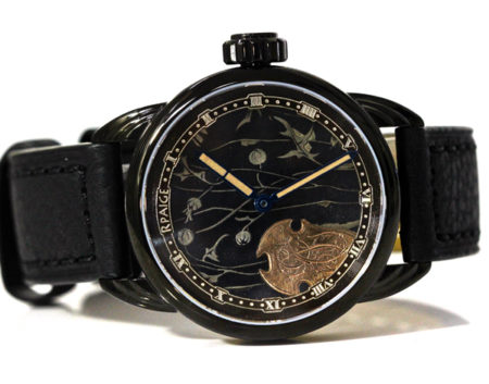 Antique silver "Niello" dial with 14kt rose gold Crest - Image 2