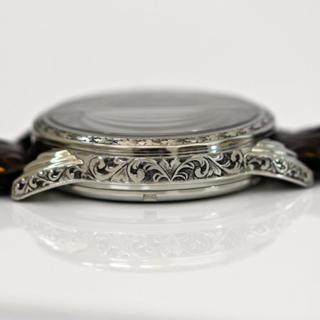 Hand Engraved case  -Niello dial - Image 7