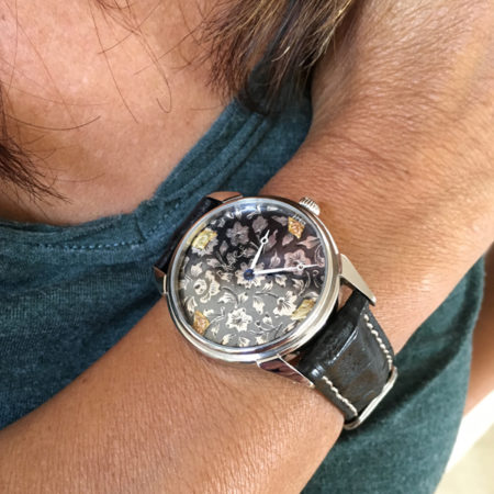 Woman's Rpaige watch with antique Niello Dial - Image 6