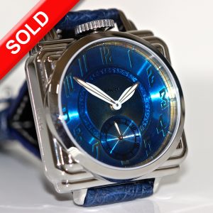 Antique Blue Enameled Dial