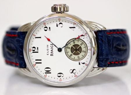 Antique enamel dial with rotating seconds disk - Image 2