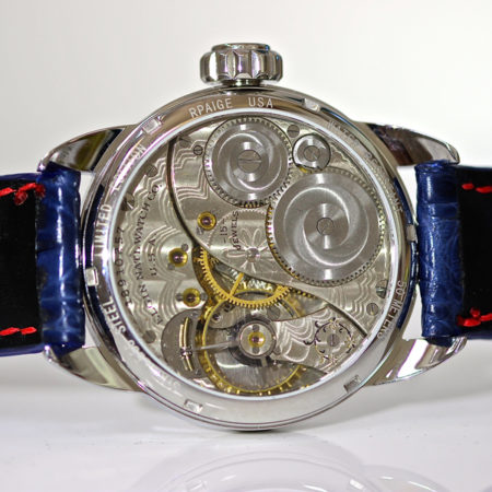Antique enamel dial with rotating seconds disk - Image 4
