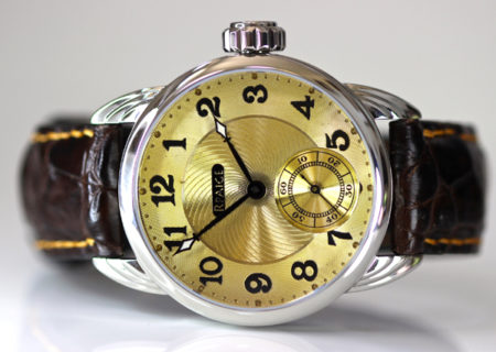 Rare Art Deco Sterling and Gold dial - Image 2