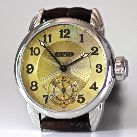 Rare Art Deco Sterling and Gold dial - Image 3