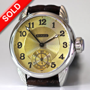 Rare Art Deco Sterling and Gold dial
