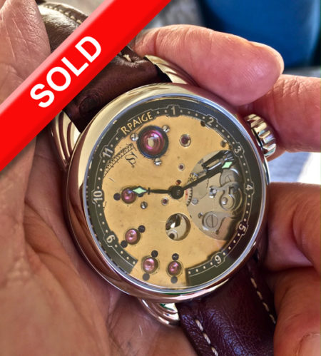 Unusual dial from the 1860s with genuine Rubies